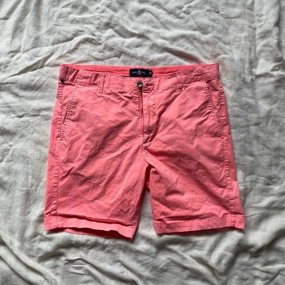 Psycho Bunny Pink Shorts 36W